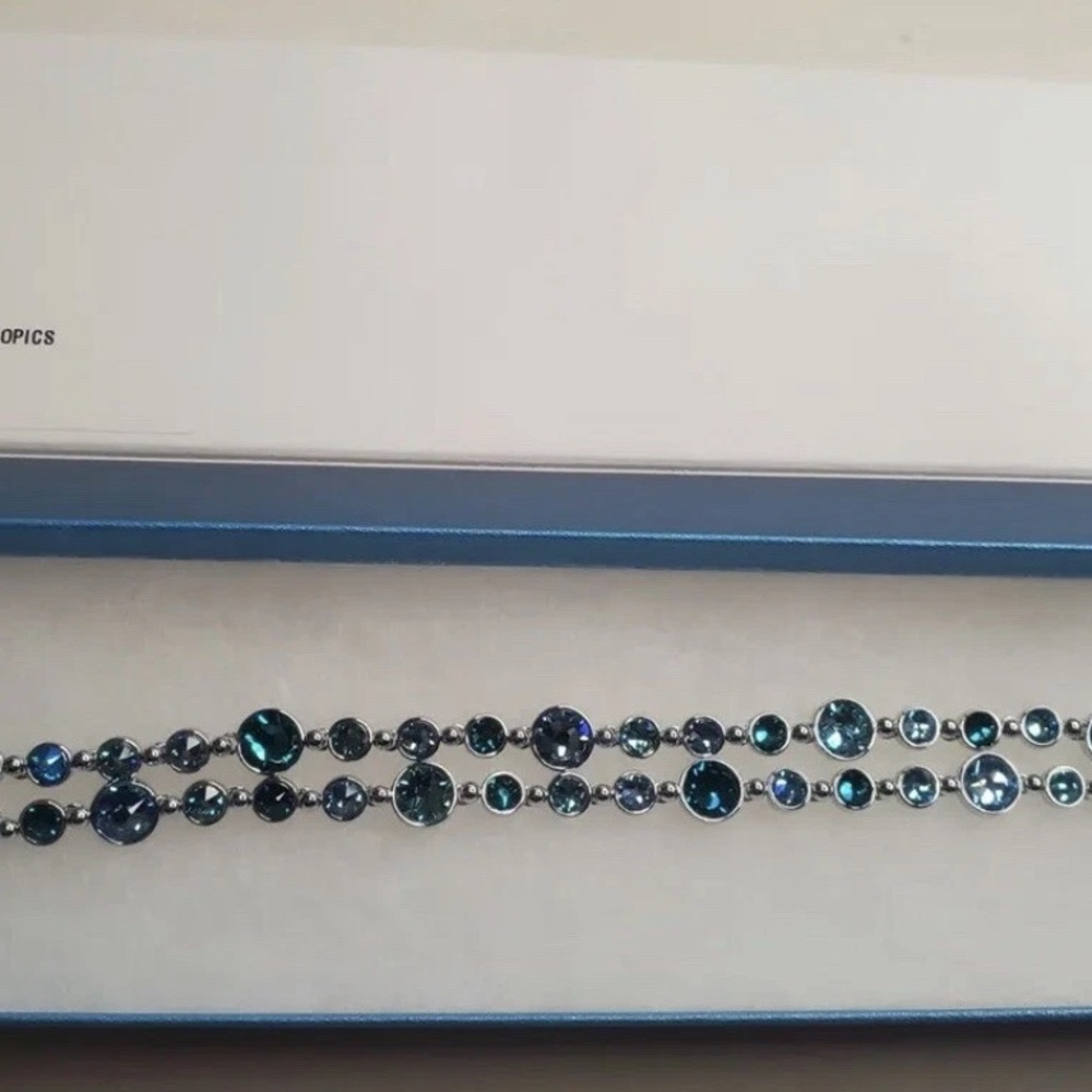 Touchstone Crystal by Swarovski GLAM bracelet in Tropics BNIB stunning! - Picture 4 of 5